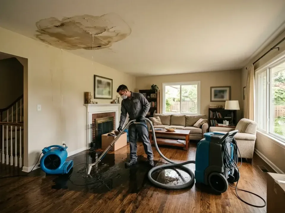 attic-pipe-burst-ceiling-drip-008 — frequently asked questions, Water Damage Restoration & Carpet Care in Hudsonville, MI